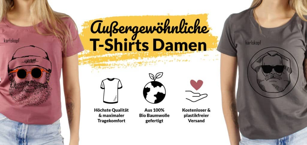 Außergewöhnliche T-Shirts Damen