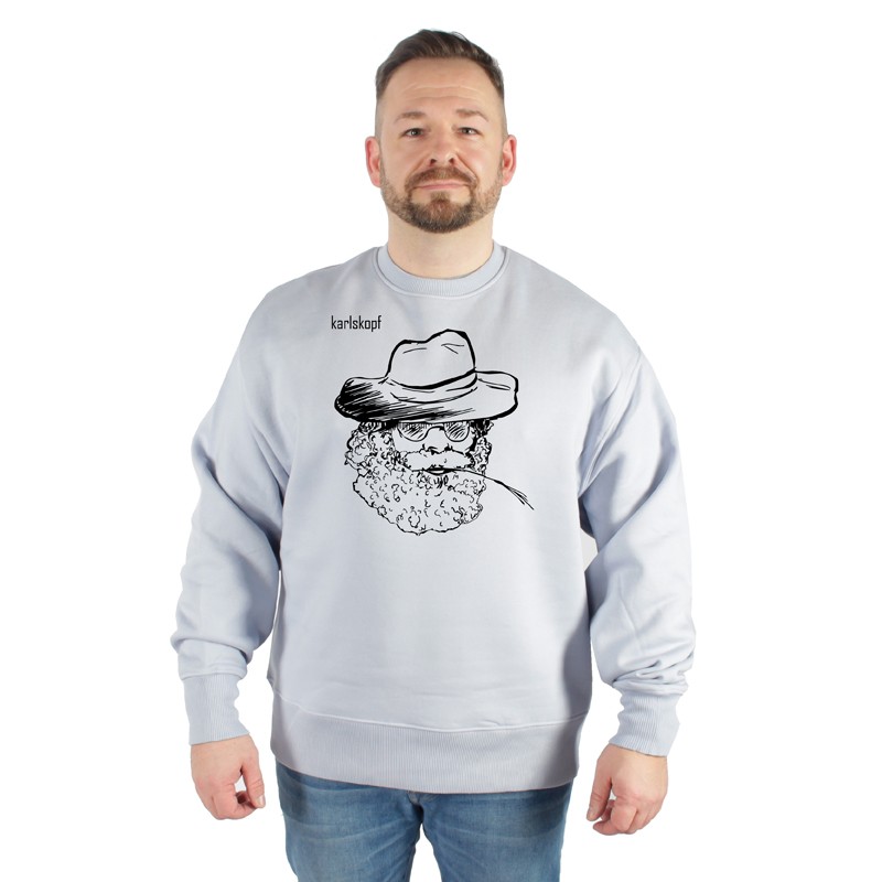 karlskopf-unisex-oversized-sweater- lavendel-farmer