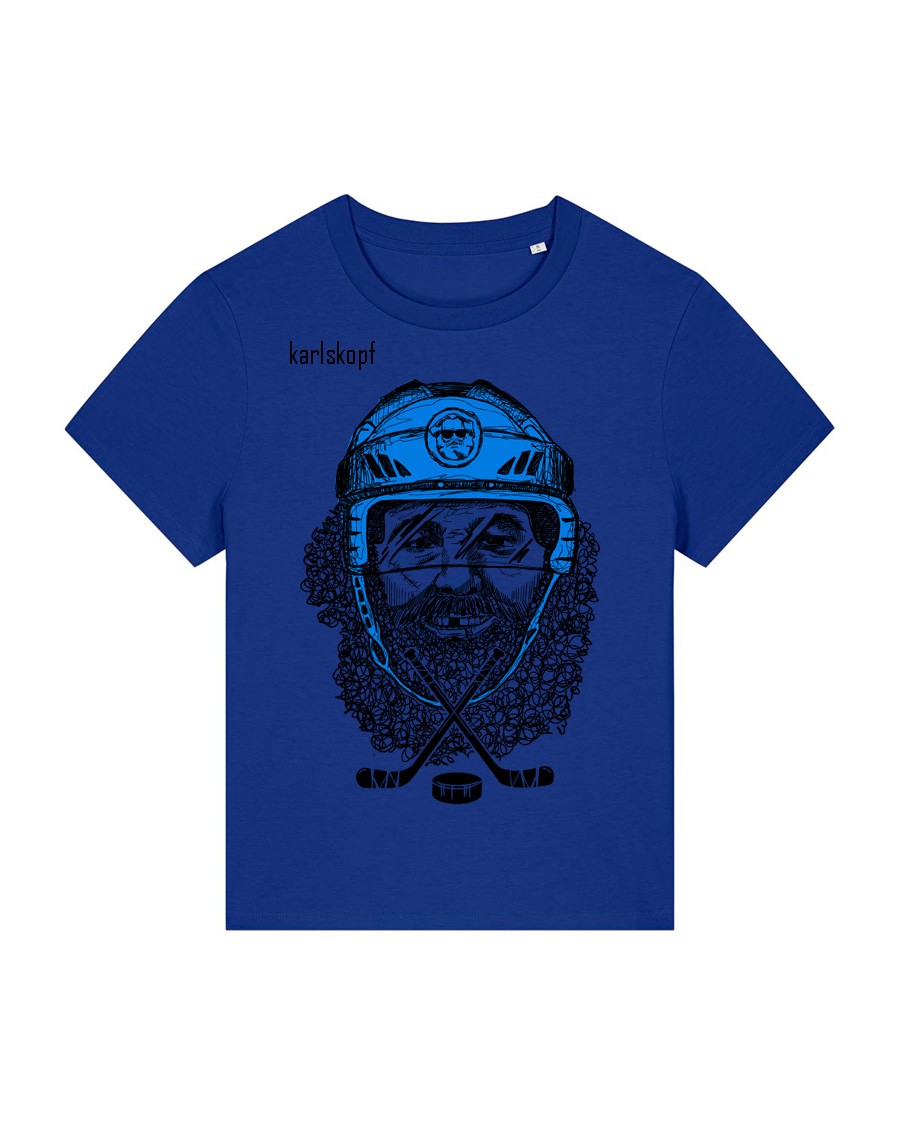 karlskopf-damen-tshirt-blau-eishockeyspieler