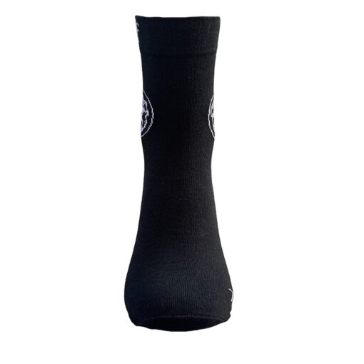 karlskopf-socken-classic-black-frontansicht