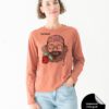 karlskopf-damen-tshirt-langarm-rostrot-casanova