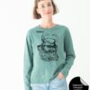 karlskopf-damen-tshirt-langarm-smoothgruen-wikinger